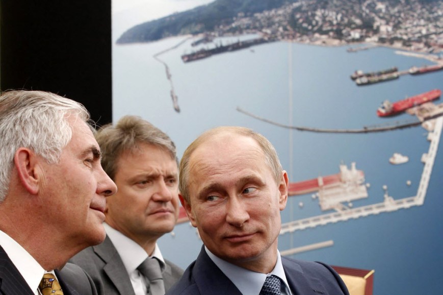 putin-and-tillerson